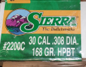 Sierra - .30 168 gr HPBT Match