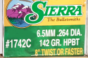 Sierra - .264 142 gr HPBT Match 6,5 mm