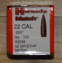 Hornady - .224 52 gr HPBT