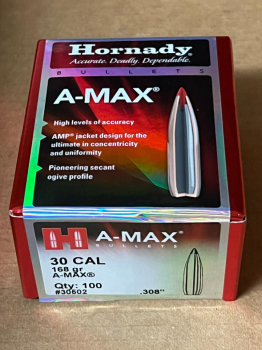 .30 168 gr A-MAX Match BT