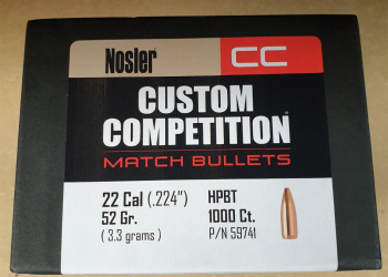 .224 52 gr HPBT Custom Comp.