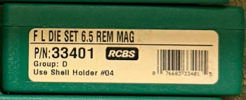 6,5 mm Rem Mag FULL LENGTH DIE