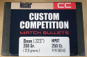 Nosler - .323 200 gr HPBT CUSTOM COMPT.