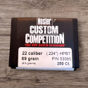 Nosler - .224 69 gr HPBT Custom Comp