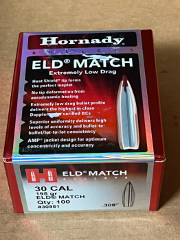 .30 195 gr ELD MATCH