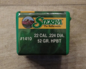 Sierra - .224 52 gr HPBT