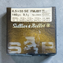 S+B - 6,5x55 SE FMJ 140 grs.