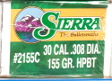 Sierra - .30 155 gr HPBT Match