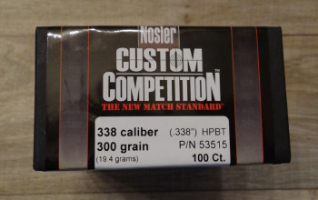 .338 300 gr. HPBT Custom Comp.